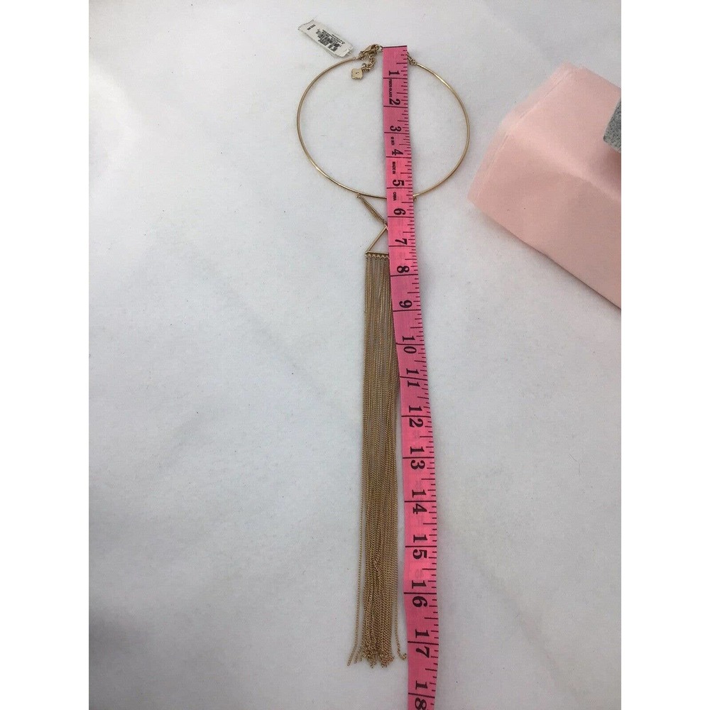 Iandry Fashion Matchstick Collar Necklace Gold Tone - Picture 4 of 10